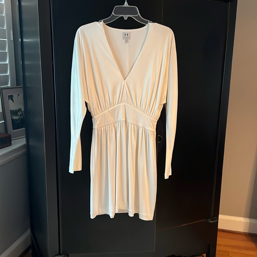 Halston Heritage White Dress